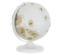 jojofuny Modelo de Globo Lunar de Geografía Niña con Materiales de Hierro y Plástico, Adecuado para Educación Stem y Decoración de Escritorio en Casa