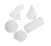 jojofuny Modelo Geométrico De Yeso De Simulación 5 Piezas Miniatura Boceto Utilería 3D Resina Dibujo Práctica Estudio Artístico