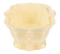 jojofuny Molde para Maceta de Plástico Resistente Molde Decorativo Ovalado para Maceteros de Estilo Europeo y Macetas de Bonsái Adecuado para Manualidades y Arte con Hormigón