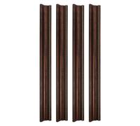 jojofuny Moldura de Marco Europeo Vintage 4 Piezas de 50 Cm Tiras de Borde Retro para Pintura al Óleo en Color Marrón Dorado, Material Decorativo Clásico para Enmarcar Fotos y Arte