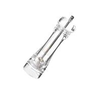 jojofuny Molino Manual de Pimienta y Sal Acrílico Pequeño 14 CM Grosor Ajustable Botella para Condimentos de Cocina Diseño sin Residuos Uso Doméstico y Profesional