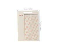 jojofuny Núcleo de escritorio accesorios de oficina de escritorio Decoración de la mesa Cuaderno de plan de plan diario académico organizador diario papel