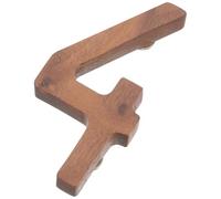 jojofuny Número de Casa de Madera Maciza Negro Nogal Números Tridimensionales Magnéticos para Exterior Gran Tamaño para Puerta y Buzón Decoración Moderna Resistente al Clima