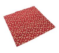 jojofuny Paño de Embalaje Japonés de Algodón 70 Cm para Envolver Regalos Estampado de Flores de Ciruelo Rojo, Multifunción Reutilizable para Fiambrera, Picnic y Decoración Elegante