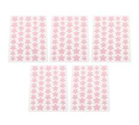 jojofuny Parches para Granos en Forma de Estrella 5 Unidades Portátiles Rojos Hidrocoloides Invisibles Cuidado Facial y Reducción de Cicatrices Uso Discreto Rutina de Belleza Diaria