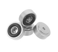 jojofuny Patas Antideslizantes para Tabla de Cortar Madera, Almohadillas Protectoras de 20 Mm Diámetro y 8 Mm Altura, Soporte Metálico Plateado, 4 Unidades, Accesorio para Cocina