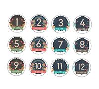 jojofuny Pegatinas para Baby Shower De Niña Recién Nacida Calcomanías Mensuales para Recuerdo De Bebé