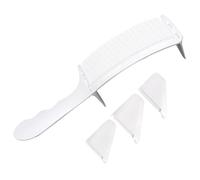 jojofuny Peine Curvo para Hombres Guía Ajustable Peine de Peluquero Pequeño Blanco para Corte Preciso para Estilizar Cabello Profesional en Salón de Belleza