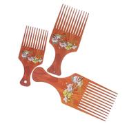 jojofuny Peine de Masaje Portátil Cabello 3 Piezas Tamaño Grande, Mediano y Pequeño Diseño Madera Vintage Estilo Chino para Adultos y Niños Salón de Belleza