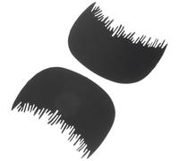 jojofuny Peine Línea del Cabello de Fibra Espesante 2 Piezas Tamaño Compacto para Mujeres y Hombres Protector Anti Caída de Fibras Adecuado para Cuidado Capilar y Aplicación Profesional
