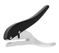 jojofuny Perforadora de Papel Orificio 3 MM Metal Resistente Depósito de Confeti para Oficina Hogar y Manualidades Apta para Tarjetas PVC hasta 16 MM de Grosor