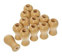 jojofuny Perillas de Cordón de Madera para Persianas Enrollables, 12 Piezas Tiradores de Cortina para Ventana, Accesorios de Reparación para Persianas, Borlas Seguras y Prácticas para