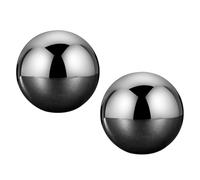 jojofuny Piedras de Hielo de Acero Inoxidable 304 Bolas Esféricas de 55 MM Pack 2 Unidades para Enfriar Whisky y Vino Bloque Rápido y Reutilizable sin Diluir Accesorio para Bebidas