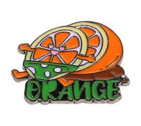 jojofuny Pin de Solapa Diseño de Caricatura Adorable de Fruta Naranja de Aleación Broche Decorativo Versátil Día Camisa Naranja para Mochilas y Camisas