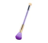 jojofuny Pincel de Esponja para Decoración de Uñas de Doble Cabezal Pluma para Uñas Gemas de Imitación Color Morado Herramienta para Manicura Artística Casa