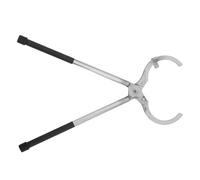 jojofuny Pinzas para Crisol de Horno de Fundición Grandes, Acero Inoxidable, Agarre Ergonómico, para Crisoles de Grafito de 3-4 Kg, Accesorio para Fundición de Metales y Joyería en