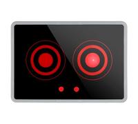 jojofuny Placa de inducción para cocina de juegos - Cocina de juguete para niños con luz y sonido - Accesorios de cocina interactivos para juegos de rol - Placa de cocción para jugar 28,2 x 20 cm (sin
