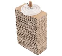 jojofuny Plataforma de Ejercicio para Loros Pequeña de Papel Corrugado, Accesorio para Jaula de Pájaros, Soporte para Percha Resistente, Parque de Juegos para Aves y Cacatúas