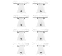 jojofuny Polea para Riel de Cortina 8 Piezas Accesorio para Estores Romanos y Persianas Tope para Cordón de Cortina Compatible Persianas de Bambú y Enrollables Plástico y Hierro para