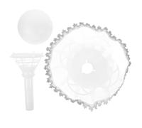 jojofuny Porta Ramos de Espuma Blanco Soporte de Flores de Mano DIY para Ramo de Novia, Fácil de Guardar y No se Rompe, para Bodas y Floristería