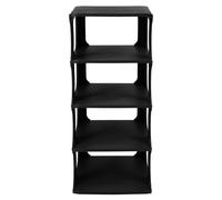 jojofuny Porta Zapatos Multifunción Estante Ranuras para Zapatos De Plástico Resistente Estable Ajustable para Armario y Entrada