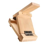 jojofuny Prensa de Masa de Madera para Hacer Empanadillas y Dumplings, Molde Práctico para Envolver Bolas de Masa Hervida, Herramienta de Cocina Segura y Saludable, Diseño Doble Prensado,