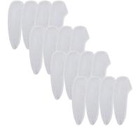 jojofuny Protector Punta de Cuchillos de Plástico Blanco para Almacenamiento Seguro y Prevención de Cortes, Pack de 25 Fundas Prácticas para Envío y Protección