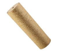 jojofuny Rascador de Cuerda para Gatos Poste Rascador de Madera Diámetro 7 Cm Longitud 35 Cm Accesorio para DIY Rascado Interior Gatos Domésticos