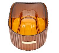 jojofuny Recipiente de Remojo para Uñas 1 Unidad Tamaño Mediano Plástico Color Claro y Translúcido para Manicura Profesional Cuidado de Cutículas Salón de Belleza Spa