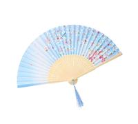 jojofuny Regalos De Dama Abanico De Boda Regalos Antiguos Admirador Estilo Chino Regalo De Damas Abanico De Papel Abanico De Encaje Para Mujer De Las Mujeres Ventilador Bambú Pliegue