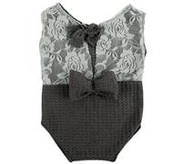 jojofuny Romper De Sin Mangas Lazo Accesorios De Fotografía para Recién Nacidos Traje De para Sesiones De De Ropa De Fotográfica De Encaje
