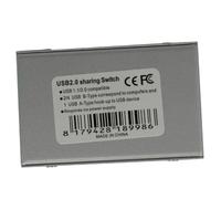 jojofuny Selector USB 2.0 Automático para Impresoras y Escáneres, Compartidor De Dispositivos para Oficina y Hogar, Compatible Múltiples Computadoras, Compacto y Duradero Color Negro