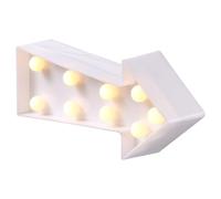 jojofuny Señal De Flecha 3D Marquesina Luminosa Señal De Flecha Luces De Neón Led es De a Derecha Luz Nocturna De Neón Para Decoración De Pared Cumpleaños Pub Cafetería