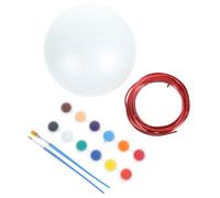 jojofuny Set de Espuma para Manualidades Globo Terráqueo, Educativo y Fácil de Montar, Adecuado para Dibujo y Pintura en Proyectos Escolares