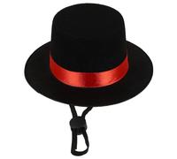 jojofuny Sombrero de Copa para Mascotas Adorable Talla Única Banda Elástica para Cachorros y Gatos Accesorio Decorativo para Fotos y Fiestas