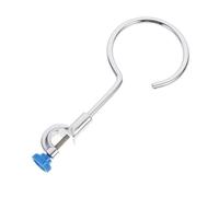 jojofuny Soporte de Anillo de Hierro para Matraces y Vasos, Resistente a Ácidos y Oxidación, Adecuado para Banco de Pruebas de Laboratorio Biológico