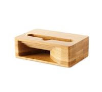jojofuny Soporte de Madera para Teléfono Amplificador Físico de Sonido, Base Ligera y Rectangular para Escritorio y Dormitorio, Diseño Retro y Elegante