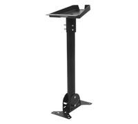 jojofuny Soporte para Antena de Hierro Negro Instalación Fácil y Resistente la Intemperie para Paredes y Techos, Incluye Kit de Hardware, 1 Set