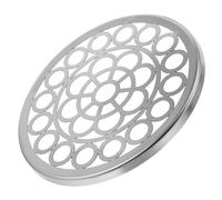 jojofuny Soporte para Arreglos de Flores de Metal 10 CM Plata Inserto de Rejilla para Flores Rana Metálica para Tallos Base Espiral para Jarrones Fijación Estable para Ramos y