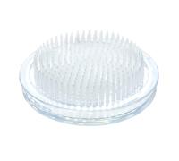 jojofuny Soporte para Flores Transparente de Plástico, Pin de Arreglo Floral Reutilizable para Decoración del Hogar y Eventos, Base Redonda para Arte Floral Chino-japonés, Herramienta