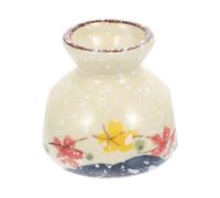 jojofuny Soporte para Palillos de Dientes de Cerámica Artesanal Forma de Bolsa Florero Decorativo Pequeño para Escritorio Maceta Creativa para Flores y Plantas Adecuado para Restaurante