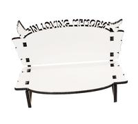 jojofuny Sublimation Chair Ornament Diy Blank Wood Chair Decor For Heat Transfer Crafting For Unique And