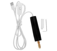jojofuny Taladro Eléctrico Mini USB Recargable para Manualidades Kit con Brocas de Alta Velocidad para Joyería Perlas y Esculturas Detalladas Herramienta Portátil para Artesanía y