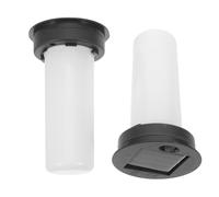 jojofuny Tapa de Repuesto para Luz Solar de Llama Parpadeante Plástico Resistente Diámetro Exterior 7 CM Pack 2 Unidades Compatible con Linternas Solares para Jardín y Exterior