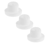 jojofuny Tapones de Drenaje de Goma para Congelador 3 Piezas, Enchufe Sellado Horizontal 1,5 Cm, Resistencia al Frío, Protección contra Fugas y Polvo, Repuesto para Refrigerador y