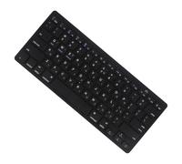 jojofuny Teclado Inalámbrico Hebreo Portátil con Diseño Ultradelgado Teclas de Completo y Baja Sonoridad para Ordenadores Portátiles y Sobremesa Compatible y Silencioso