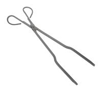 jojofuny Tenazas para Chimenea de Interior de Hierro Reforzado 52 CM Mango Ergonómico Pinza Resistente para Leña y Carbón Herramienta Segura para Fogatas y Barbacoas