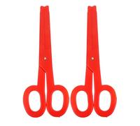 jojofuny Tijeras Gigantes Accesorio Esencial de Plástico Rojas Paquete de 2 Piezas para Disfraces de para Fiestas y en Escenario