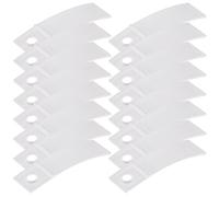 jojofuny Topes de Cajón Antideslizantes de Pvc 60 Mm para Muebles, Kit de Reparación 200 Piezas y Tornillos Incluidos, Correderas para Cajones, Parachoques para Armarios, Uso en Hogar