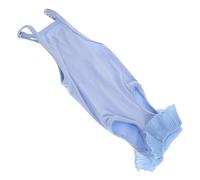 jojofuny Traje de Recuperación para Gatos, Pijama Antilamidos Transpirable Azul M, Ropa Post Cirugía para Gatitos Pequeños, Protección y Comodidad Posoperatoria